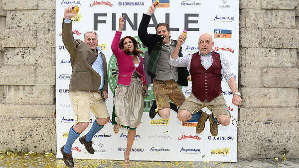 Christian Schottenhamel, Karen Webb, Philipp Greffenius und Axel Munz