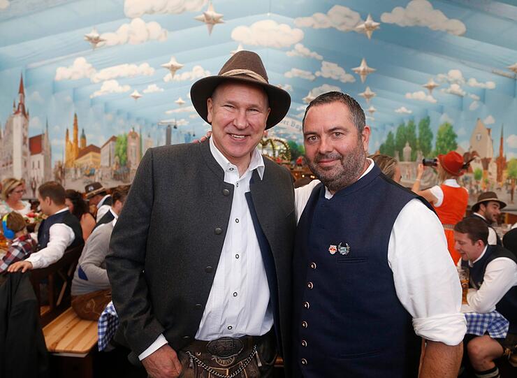 Trainer Don Jackson und Manager Christian Winkler.