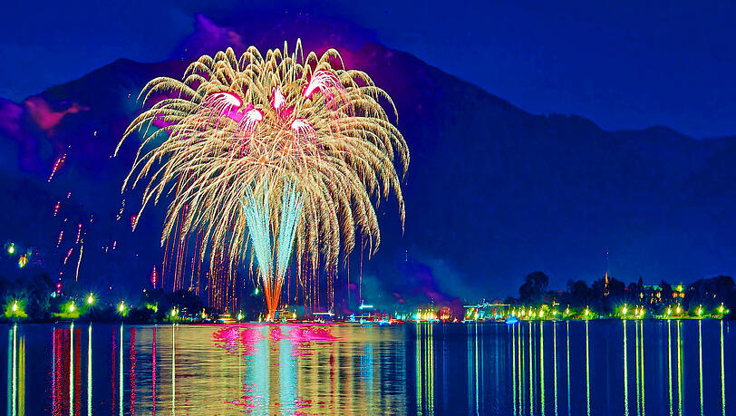 Das Seefest der Stadt Tegernsee fällt in diesem Jahr dem schlechten Wetter zum Opfer. 8Symbolbild)