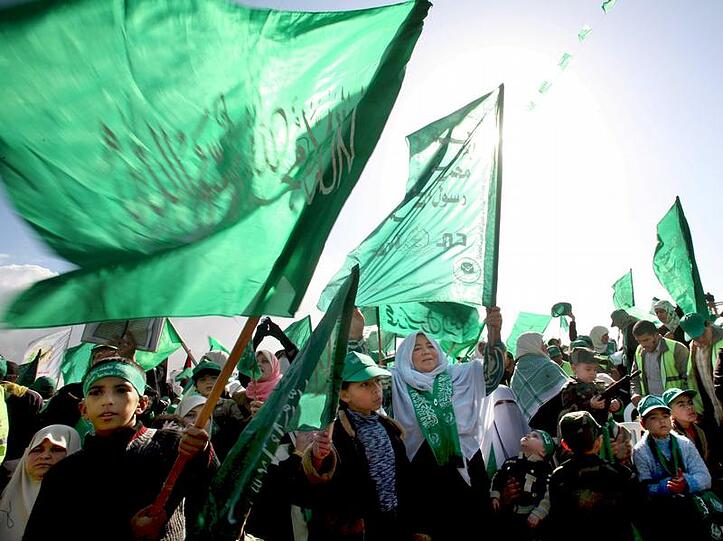 Hamas-Anhänger am 14. Dezember bei einer Veranstaltung in Gaza Stadt.