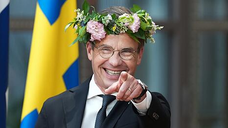 Will Regierungschef bleiben: der Konservative Ulf Kristersson. (Archivbild)