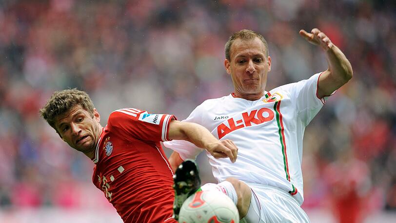 Packendes Duell: FC Augsburg gegen den FC Bayern. Packendes Duell: FC Augsburg gegen den FC Bayern.