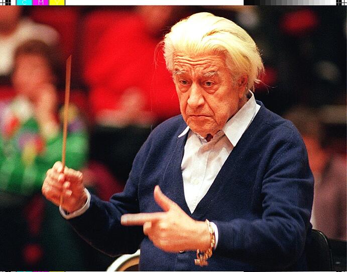 Der Münchner Generalmusikdirektor Sergiu Celibidache.