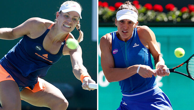 Andrea Petkovic stellte für Angelique Kerber keinen Stolperstein dar. Andrea Petkovic stellte für Angelique Kerber keinen Stolperstein dar.