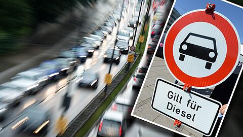 Stau auf dem Mittleren Ring: ein tägliches Bild &ndash; mit vielen negativen Folgen. Ohne Diesel-Fahrzeuge soll's leichter werden.