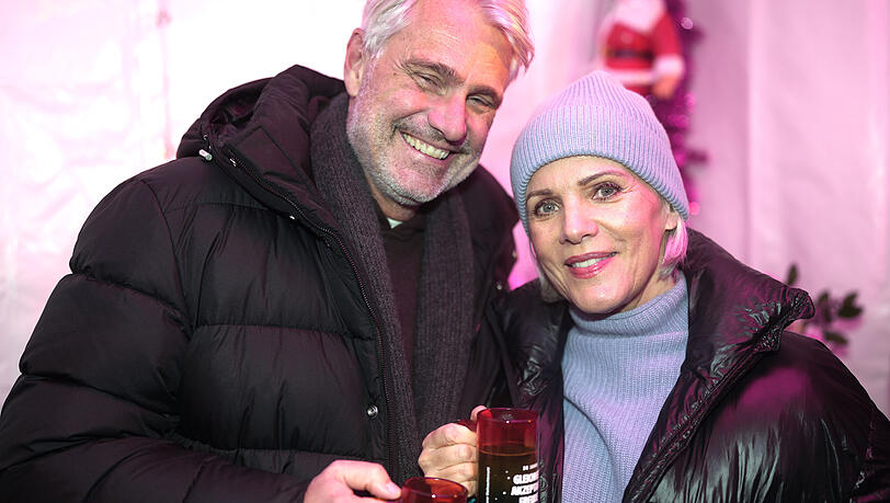 Birgit Schrowange mit ihrem Ehemann Frank Spothelfer. Birgit Schrowange mit ihrem Ehemann Frank Spothelfer.