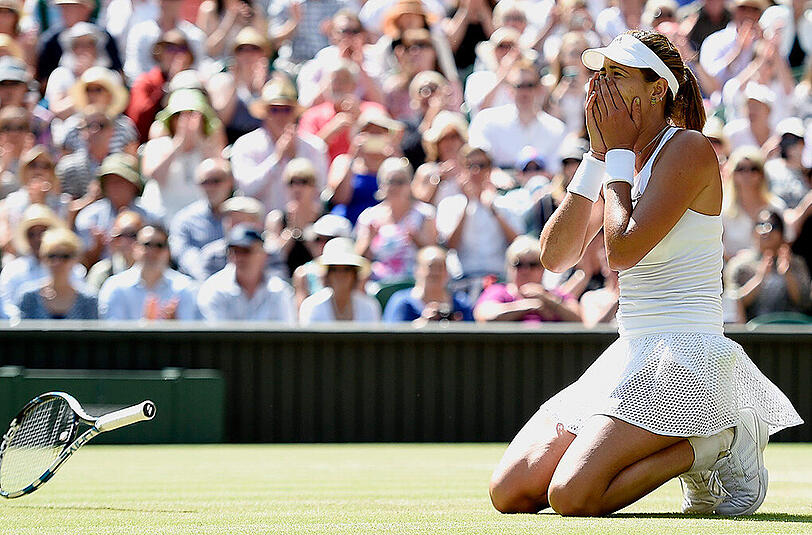 Mit den besten Grüßen an Arantxa Sanchez-Vicario: Garbine Muguruza.
