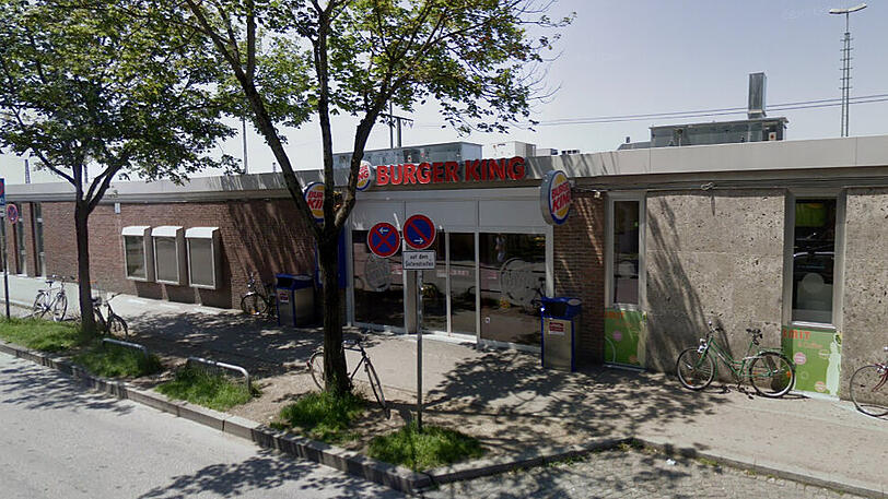 In der Burger-King-Filiale an der Friedenstraße ging es am Wochenende rund (Archivbild).