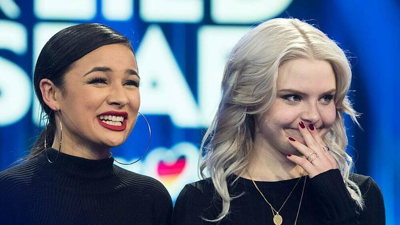 Laura Kästel (li.) und Carlotta Truman gehen musikalisch von nun getrennte Wege