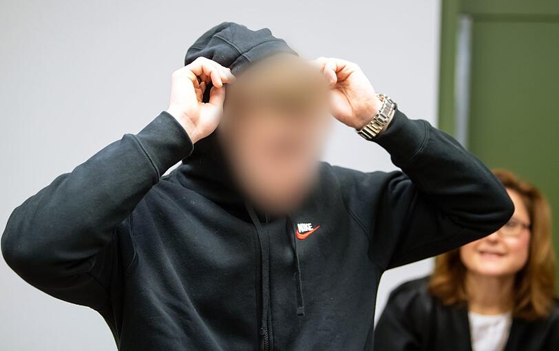 Der Mord-Angeklagte Lion K. (21).