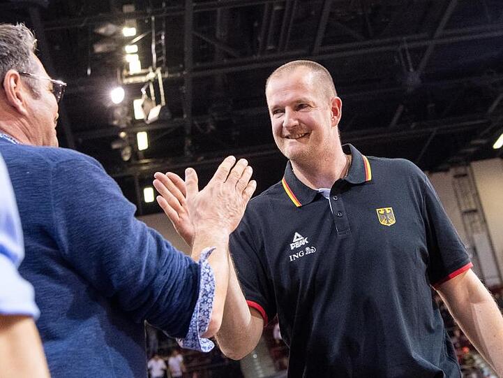 Bundestrainer Henrik Rödl freute sich über den guten Auftritt des DBB-Teams in Ludwigsburg.