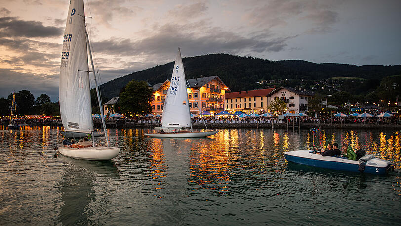 Die Seefeste sind beliebt, nicht zuletzt in Tegernsee.