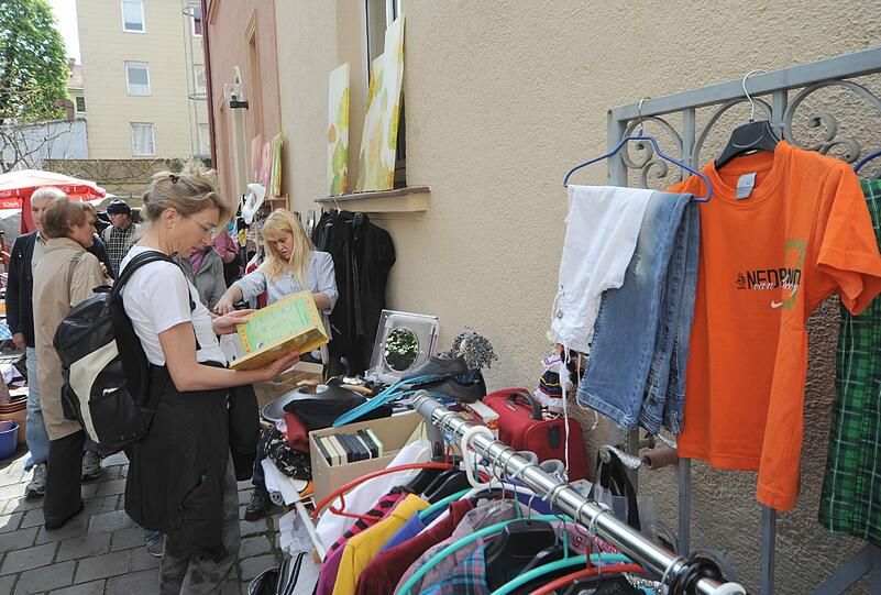 Hofflohmarkt in der Metzstraße