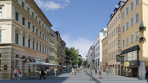 Ideal-Ansicht: Die Sendlinger Straße als Animation.