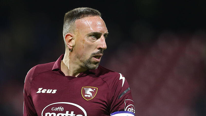 Mit US Salernitana steht Franck Ribéry in der Serie A auf dem letzten Tabellenplatz.