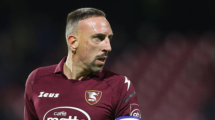 Mit US Salernitana steht Franck Ribéry in der Serie A auf dem letzten Tabellenplatz.
