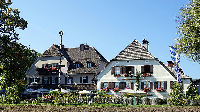 Das Traditionslokal "Zur Linde" auf der Fraueninsel im Chiemsee.