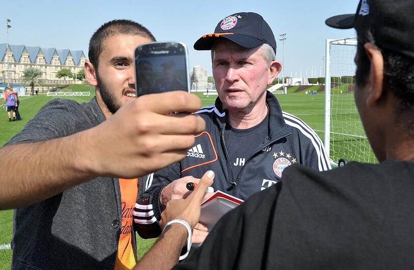 Die Bayern im Trainingslager in Doha, Tag 2.