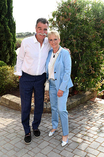 Heiner Brand mit Frau Christel.
