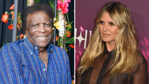 Roberto Blanco sorgte bei einem TV-Auftritt f&uuml;r Verwunderung. Dabei pr&auml;sentierte er stolz ein Geschenk von Heidi Klum.