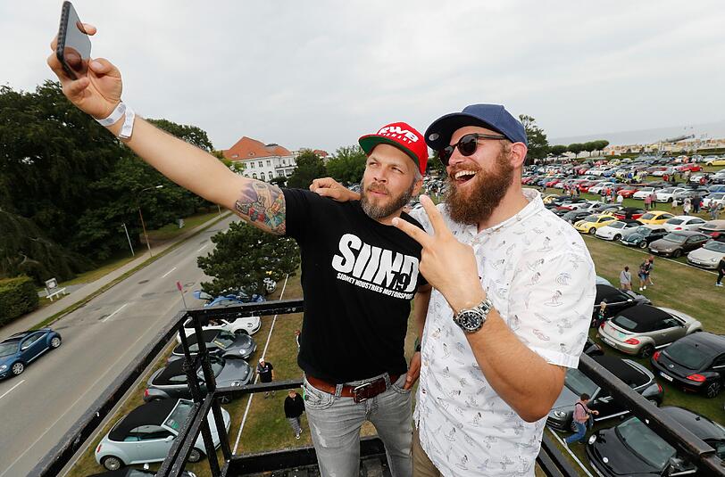 Kult-Musiker MC Fitti und Moderator und Ober-Tuner Sidney Hoffmann.