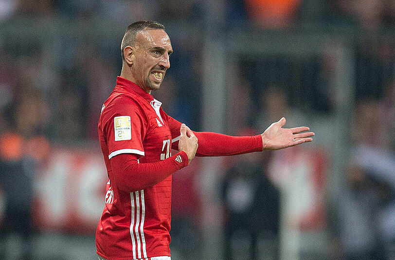 Franck Ribéry fehlte beim 1:1 gegen Köln.