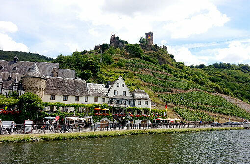Die Burgruine Metternich in Beilstein