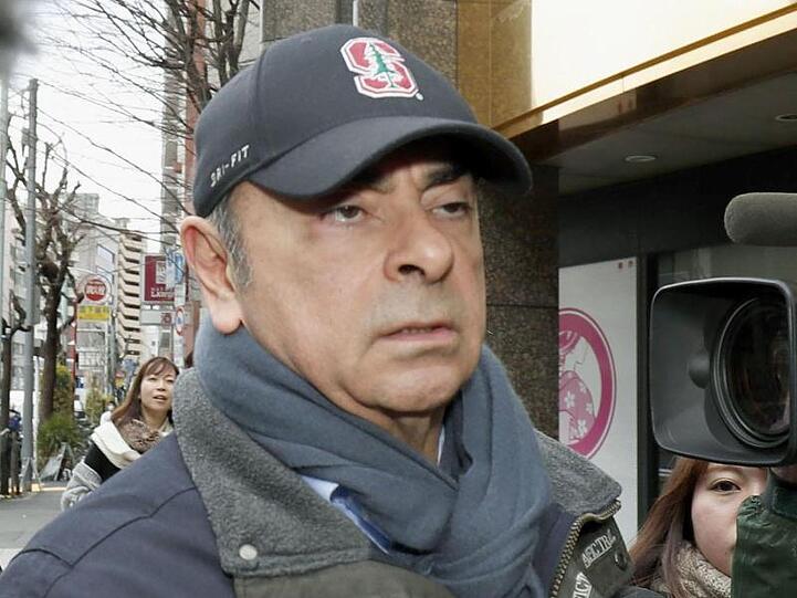 Carlos Ghosn kam vergangene Woche nach mehr als dreimonatiger Untersuchungshaft gegen Kaution frei.