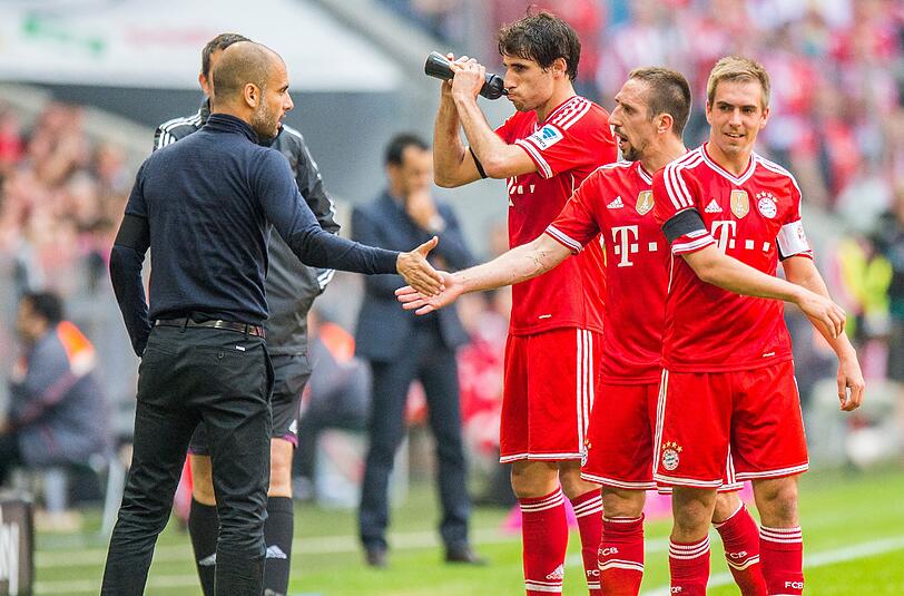 Nach der Verletzung von Javi Martinez fehlt Pep Guardiola ein wichtiger Mann in der Mitte.