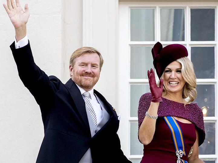 König Willem-Alexander und Königin Maxima in Den Haag.