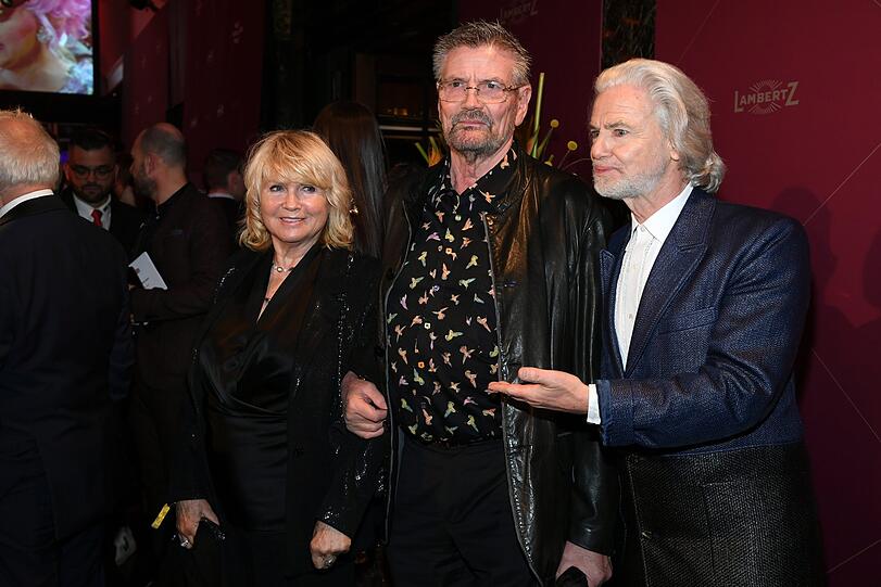 Guenther Klum mit Frau Erna Klum und Hermann Buehlbecker