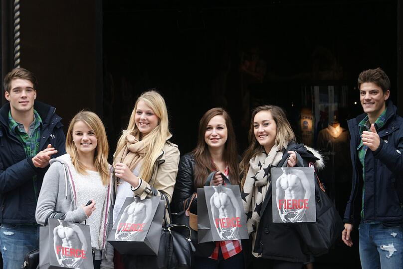 Abercrombie and Fitch: Bilder vom Laden in München