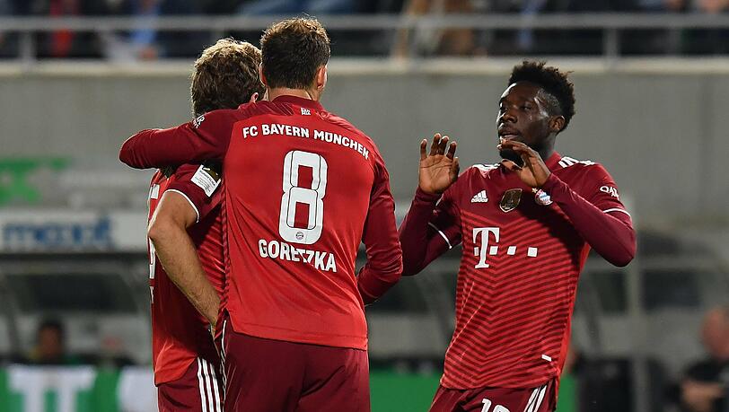Leon Goretzka und Alphonso Davies sind gegen Gladbach wieder dabei.