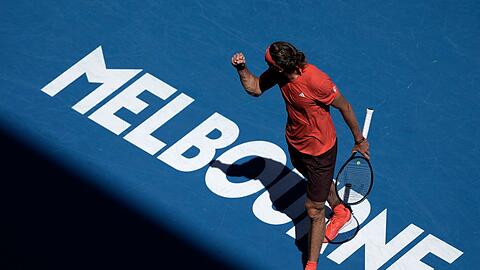 Alexander Zverev hat in Melbourne weiter Grund zum Jubeln
