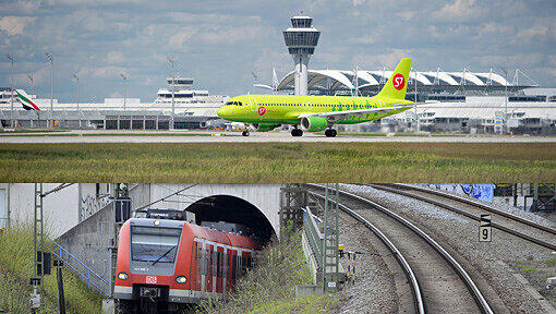 Zwei Orte, die für Mobilität stehen – und an denen doch nicht viel weitergeht: Der Flughafen (oben) bekommt vorerst keine dritte Startbahn – und die S-Bahn (unten) keine zweite Röhre. Aber das könnte sich doch noch ändern. Zwei Orte, die für Mobilität stehen – und an denen doch nicht viel weitergeht: Der Flughafen (oben) bekommt vorerst keine dritte Startbahn – und die S-Bahn (unten) keine zweite Röhre. Aber das könnte sich doch noch ändern.
