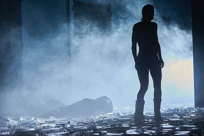Bibiana Beglau in "Phädras Nacht" im Residenztheater.