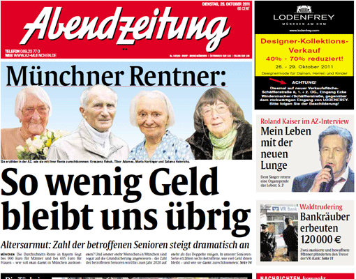 Jahres-Rückblick: Rückblick: Das Jahr 2011 in AZ-Schlagzeilen - München - Abendzeitung München