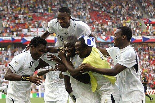 Unter Verdacht: die ghanaische Mannschaft bei der Fußball-WM 2006
