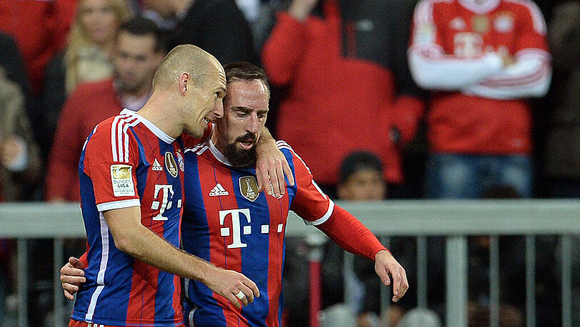 Arjen Robben und Franck Ribéry Arjen Robben und Franck Ribéry