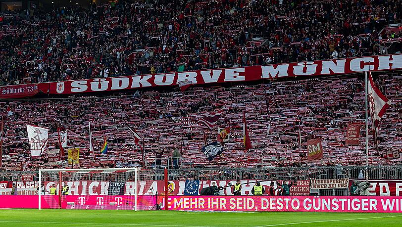 Klare Aussage: Aufgrund des Topspielzuschlags ruft die Südkurve München zum Boykott des Auswärtsspiels in Gelsenkirchen gegen Shakhtar Donezk.