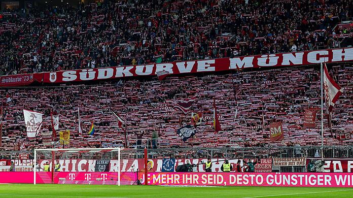 Klare Aussage: Aufgrund des Topspielzuschlags ruft die Südkurve München zum Boykott des Auswärtsspiels in Gelsenkirchen gegen Shakhtar Donezk.