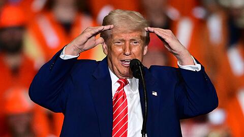 Biden sei schon als Präsident nicht mehr geistig auf der Höhe gewesen, behauptet Trump. (Archivbild)