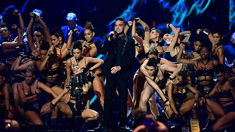 Robbie Williams rockte am Samstagabend das Olympiastadion. (Archivfoto)