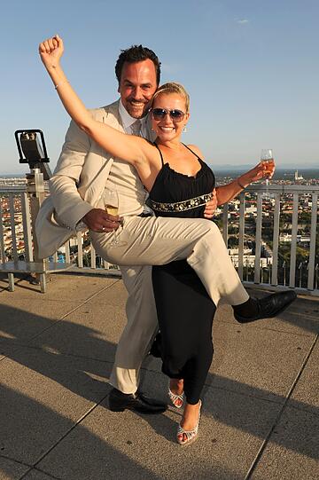 Marcus Grüsser und Frau Jessica Boehrs.