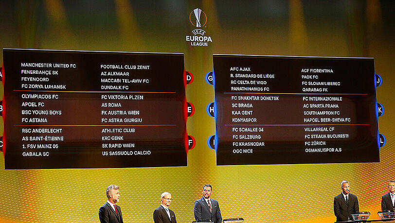 Am Freitag wurde in Monaco die Gruppenphase der Europa League ausgelost. Am Freitag wurde in Monaco die Gruppenphase der Europa League ausgelost.
