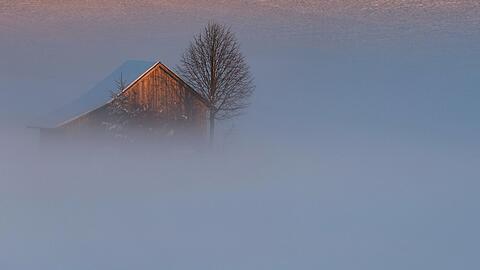 Auch in den kommenden Tagen bleibt es in Bayern oft neblig. (Archivbild)
