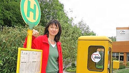 Monika Lindner hatte die Idee für die Phantom-Haltestelle. Monika Lindner hatte die Idee für die Phantom-Haltestelle.