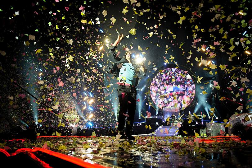 Sehen Sie hier noch mehr Bilder vom Coldplay-Konzert in München.