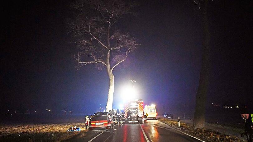 Der Mann kam von der Straße ab und krachte mit seinem Auto gegen einen Baum - er starb noch am Unfallort.
