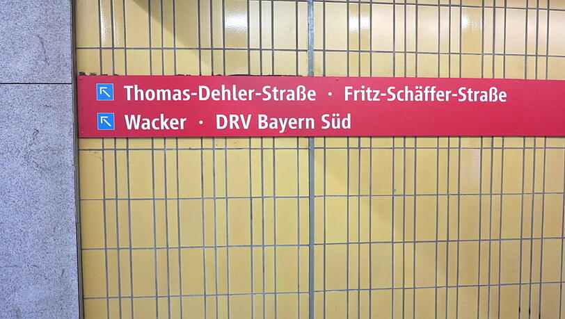 Der Ausgang aus der Passage Richtung DRV.